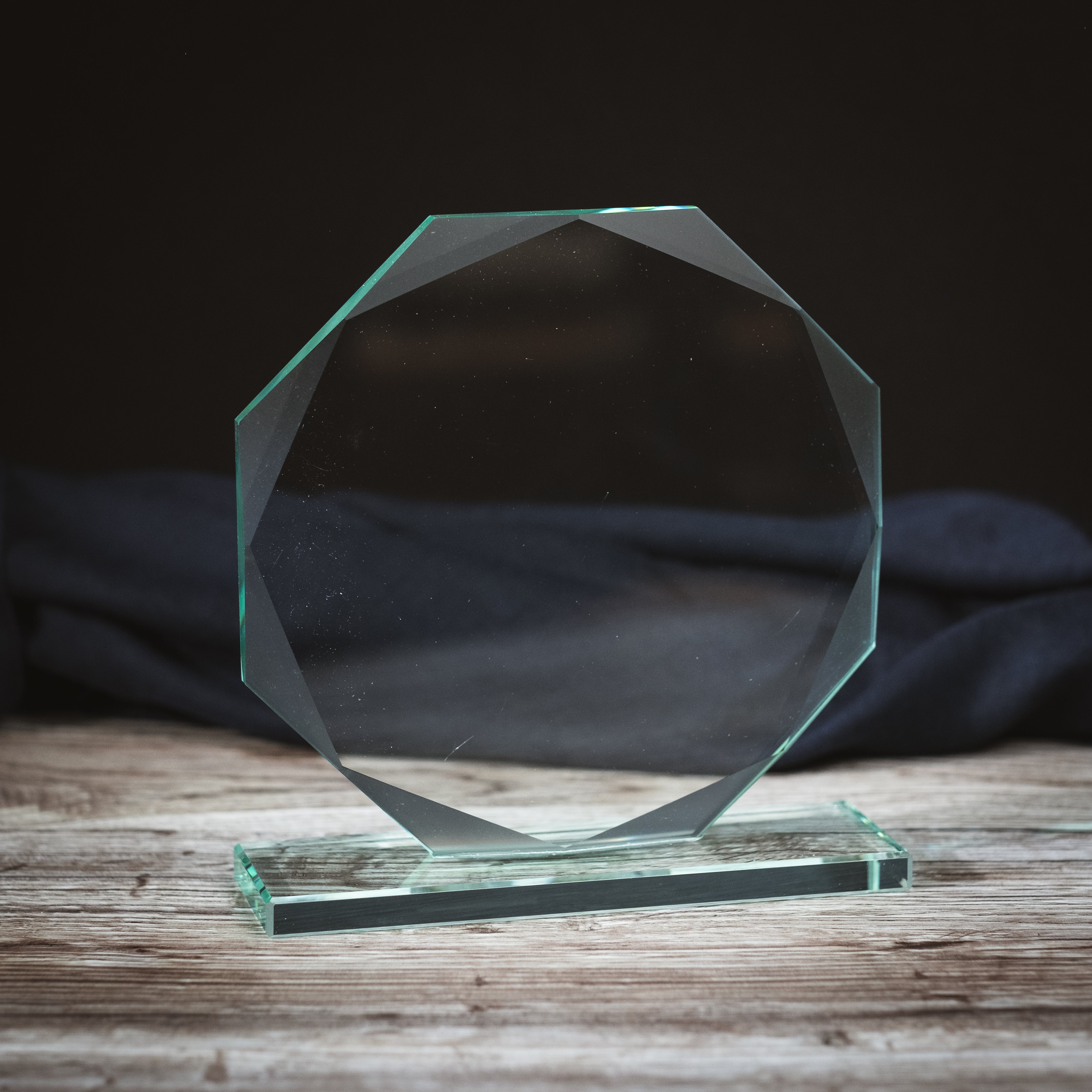Octagon Jade Glass Award