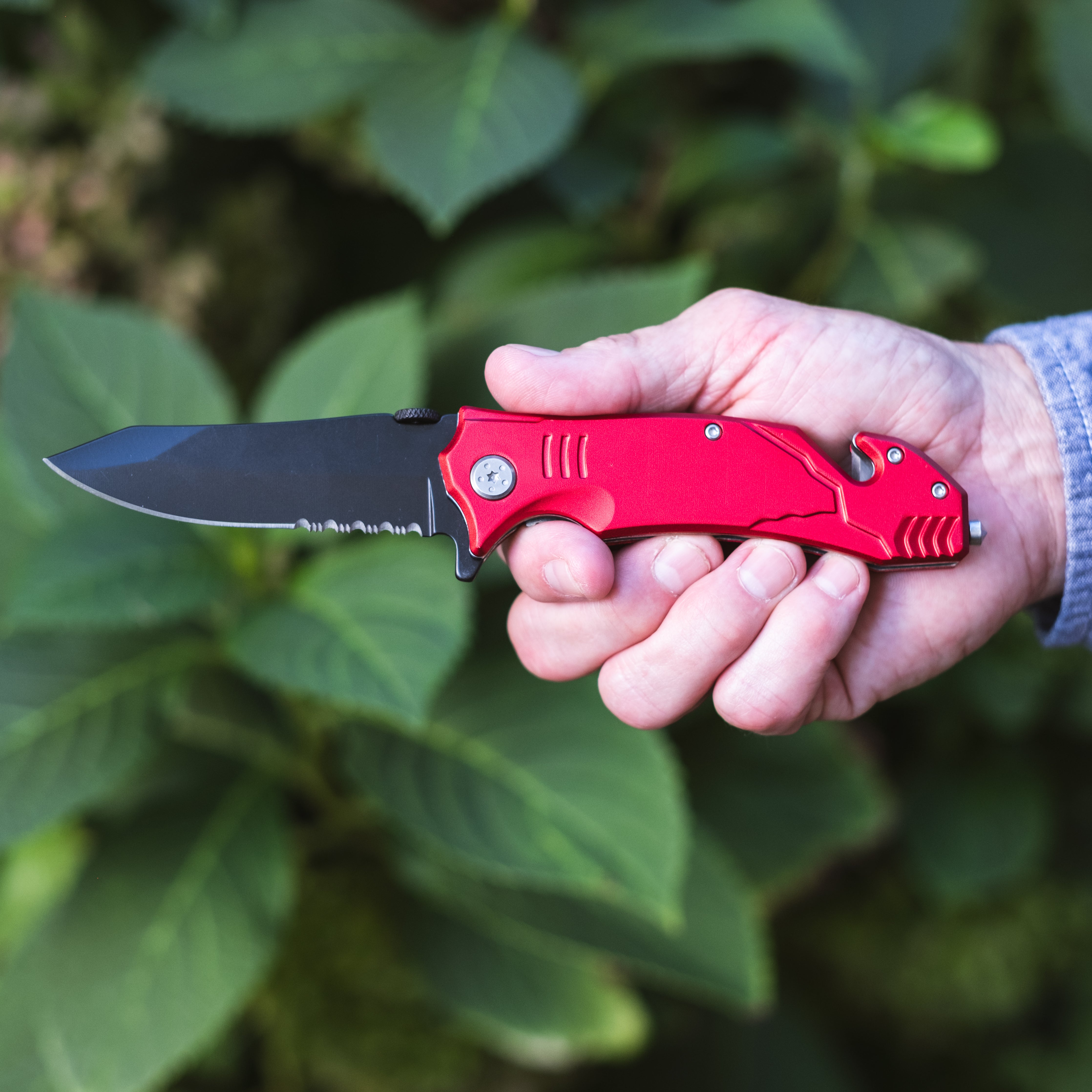 4.5” Black Rescue Knife