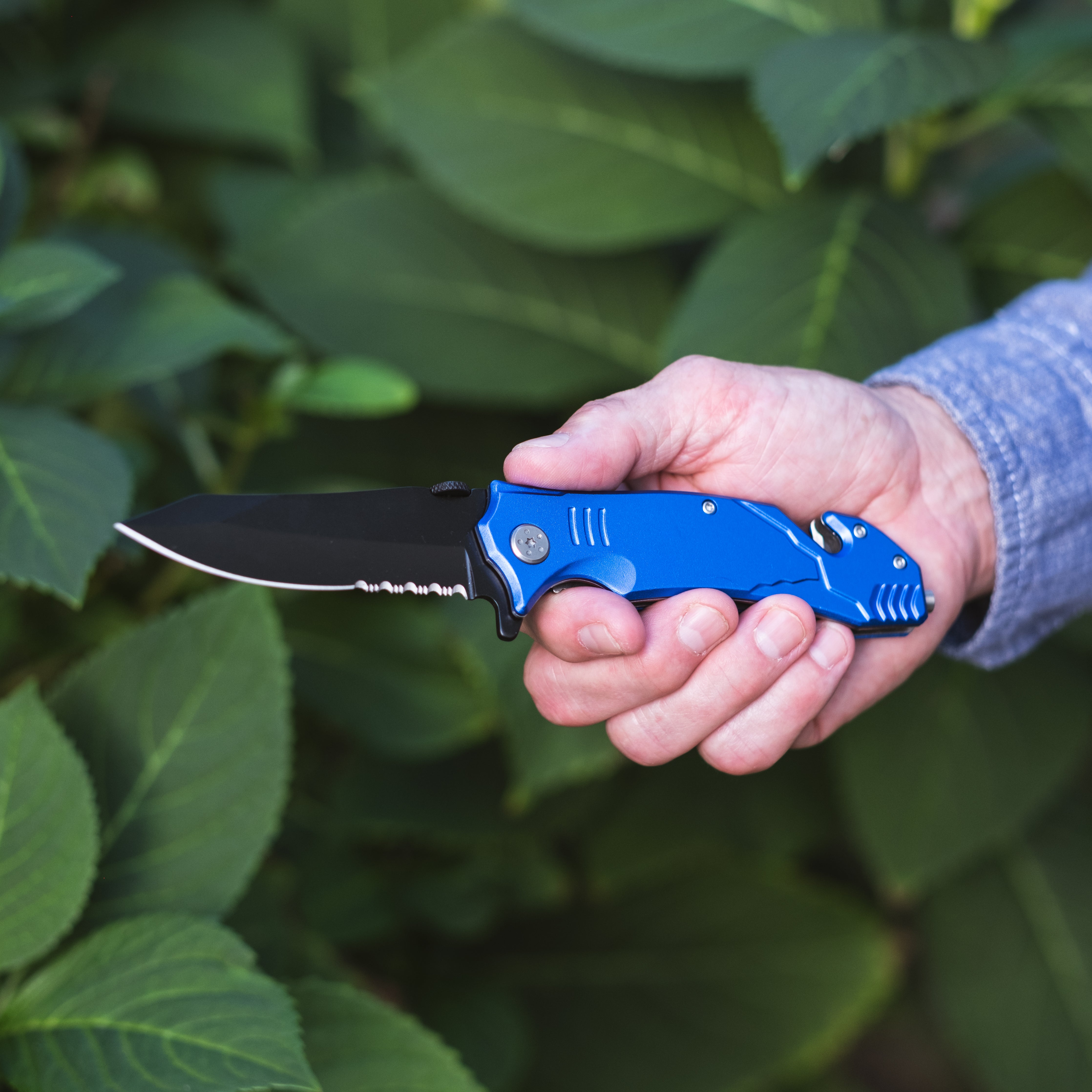 4.5” Black Rescue Knife