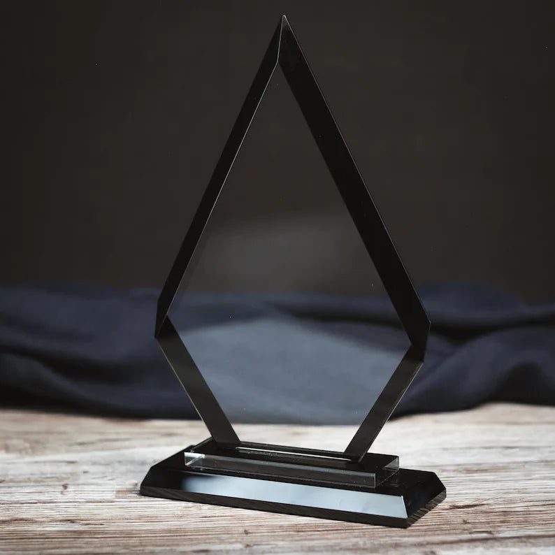Diamond Black Regal Glass